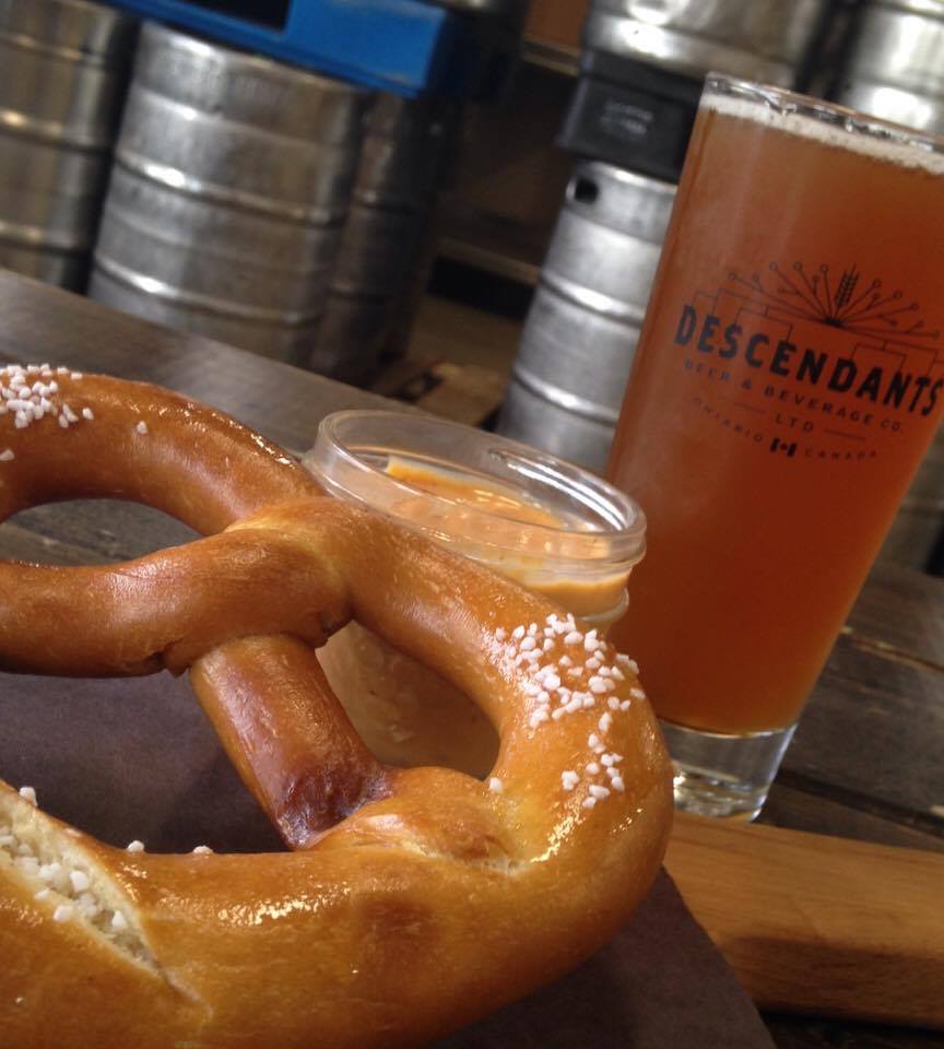 Descendantsbeer's tweet photo. It's #BoozeDayTuesday of Craft Beer Week! Any Pint w/ Pretzel &amp; Beer Cheese dip for $10 'cuz a balanced diet is always a priority! #wwcbweek https://t.co/D7o7TLbSDm