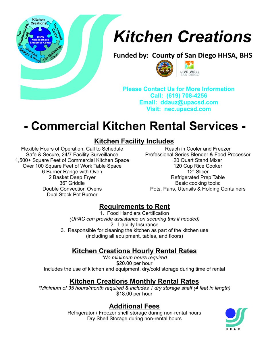 Upacsd On Twitter Catering Small Business Need A Commercial