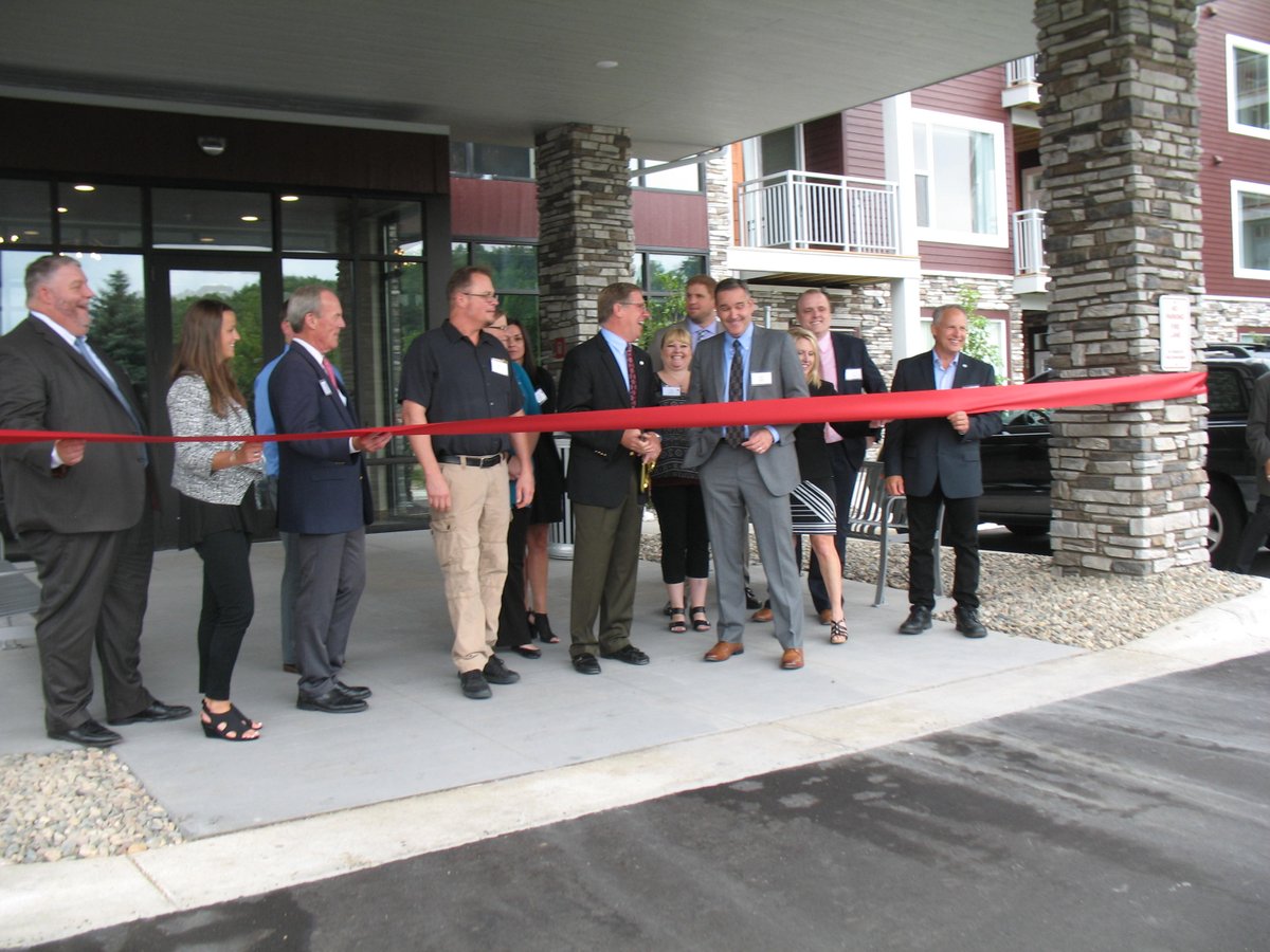 BKVGroup's tweet photo. We are happy to be part of the #grandopening of our #seniorhousing project - The Grainwood Apts in Prior Lake, MN! #architecture #bkvgroup https://t.co/slfYGHDU7q
