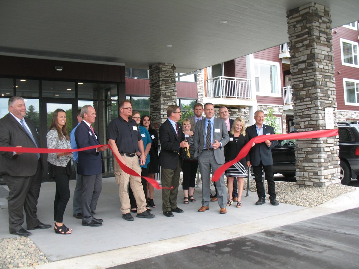 BKVGroup's tweet photo. We are happy to be part of the #grandopening of our #seniorhousing project - The Grainwood Apts in Prior Lake, MN! #architecture #bkvgroup https://t.co/slfYGHDU7q