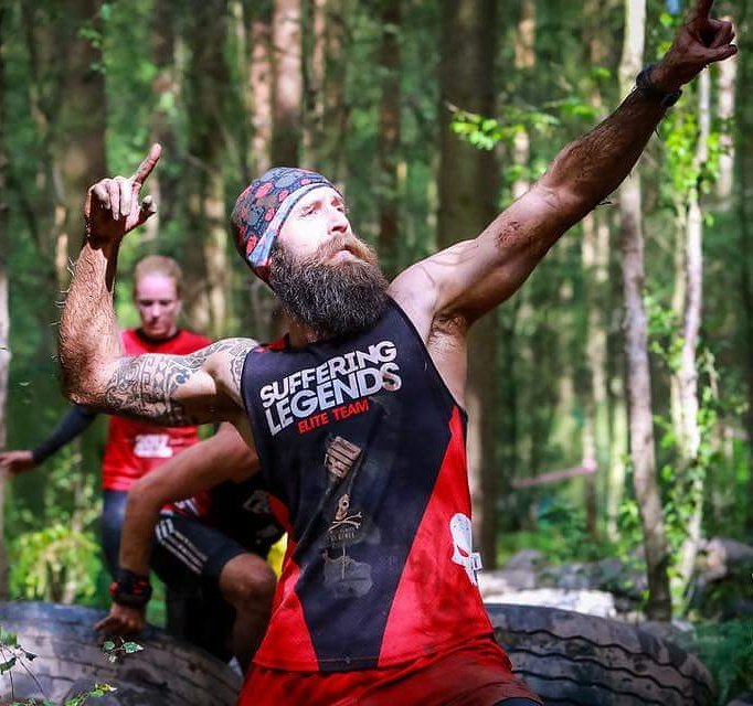 craigthebeard's tweet photo. Strike a pose! Thanks to @EpicActionImage for this one of me enjoying #Mud7 - great course and great weather! #LegendsElite https://t.co/ykpFqAjC8H