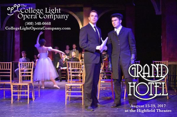 CollegeLightOp's tweet photo. "Grand Hotel, Berlin. Always the same." Get your tickets for GRAND HOTEL now!  #CLOCGrandHotel #CLOC2017 #ThatCLOCInTheMirror https://t.co/wNp7TK7EU2