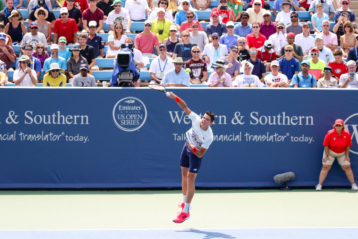 CincyTennis's tweet photo. Milos Raonic has withdrawn from #CincyTennis: “My wrist injury has not healed. I always play well in Cincinnati &amp; will miss the great fans." https://t.co/7EZk2Vmu6l