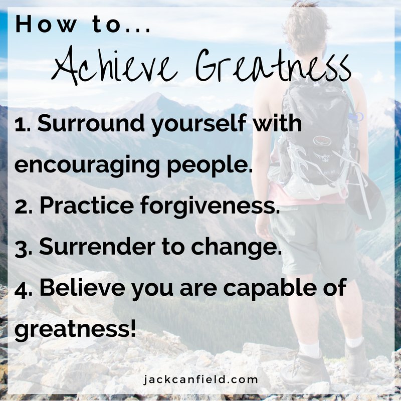 JackCanfield's tweet photo. You are capable of greatness! #inspiration https://t.co/xB9i4rOg9T