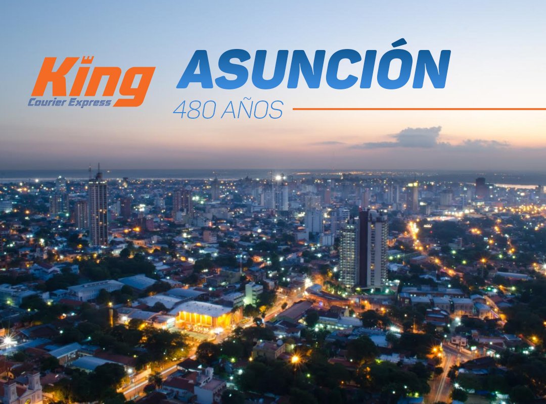 KingCourierPY's tweet photo. Feliz cumpleaños madre de ciudades 💙 Nuestra querida Asunción celebra hoy 480 años arropándonos con su insuperable belleza #Asuncion480 https://t.co/PdI4F9AAFn