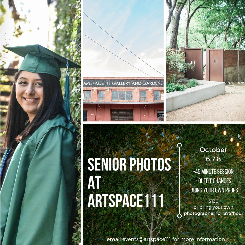 Senior Photos at Artspace111! Contact us to book your spot. events@artspace111.com | 817.692.3228
#classof2018 #seniorphotos