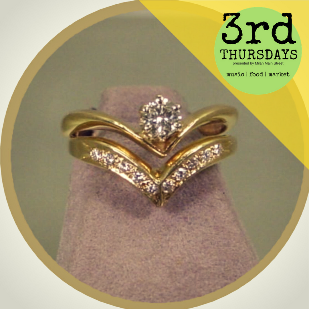 MilanMainStreet's tweet photo. Get a free ring inspection and cleaning at The Diamond Setters at Aug's 3rd Thursdays! #milan3rdthurs
Learn more https://t.co/UBzJmhDmmR. https://t.co/h2RexxyzSy