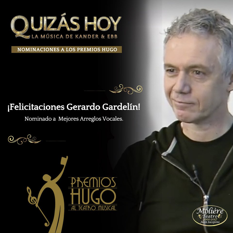 Más que felices con las nominaciones recibidas a los <a href="/PremiosHugo/">Premios Hugo</a>. ¡¡Felicitaciones Gerardo Gardelín y Silvina Nieto!!
