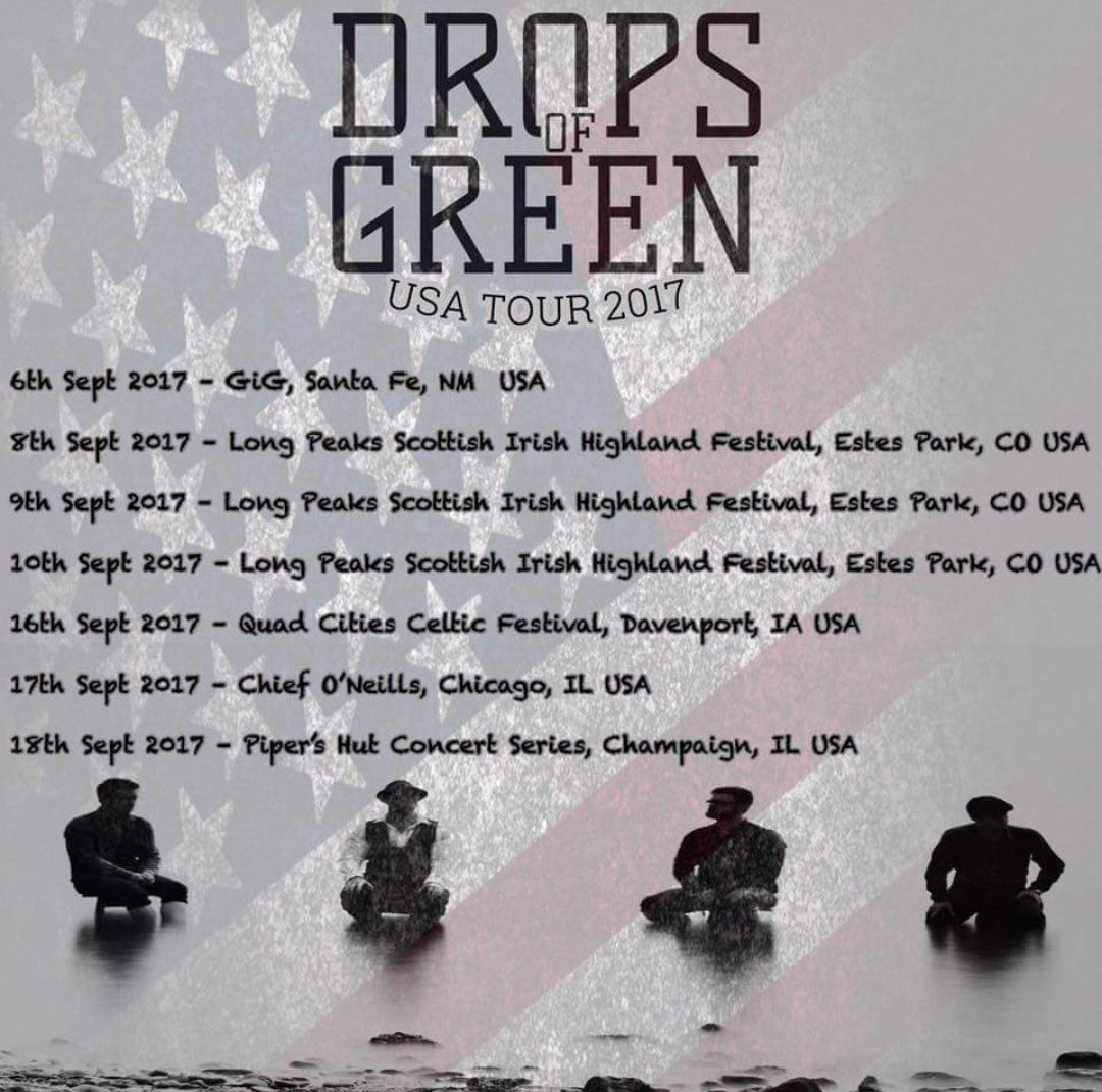 DropsofGreen's tweet photo. Tour Dates for America 2017 https://t.co/TgnaS4hISB