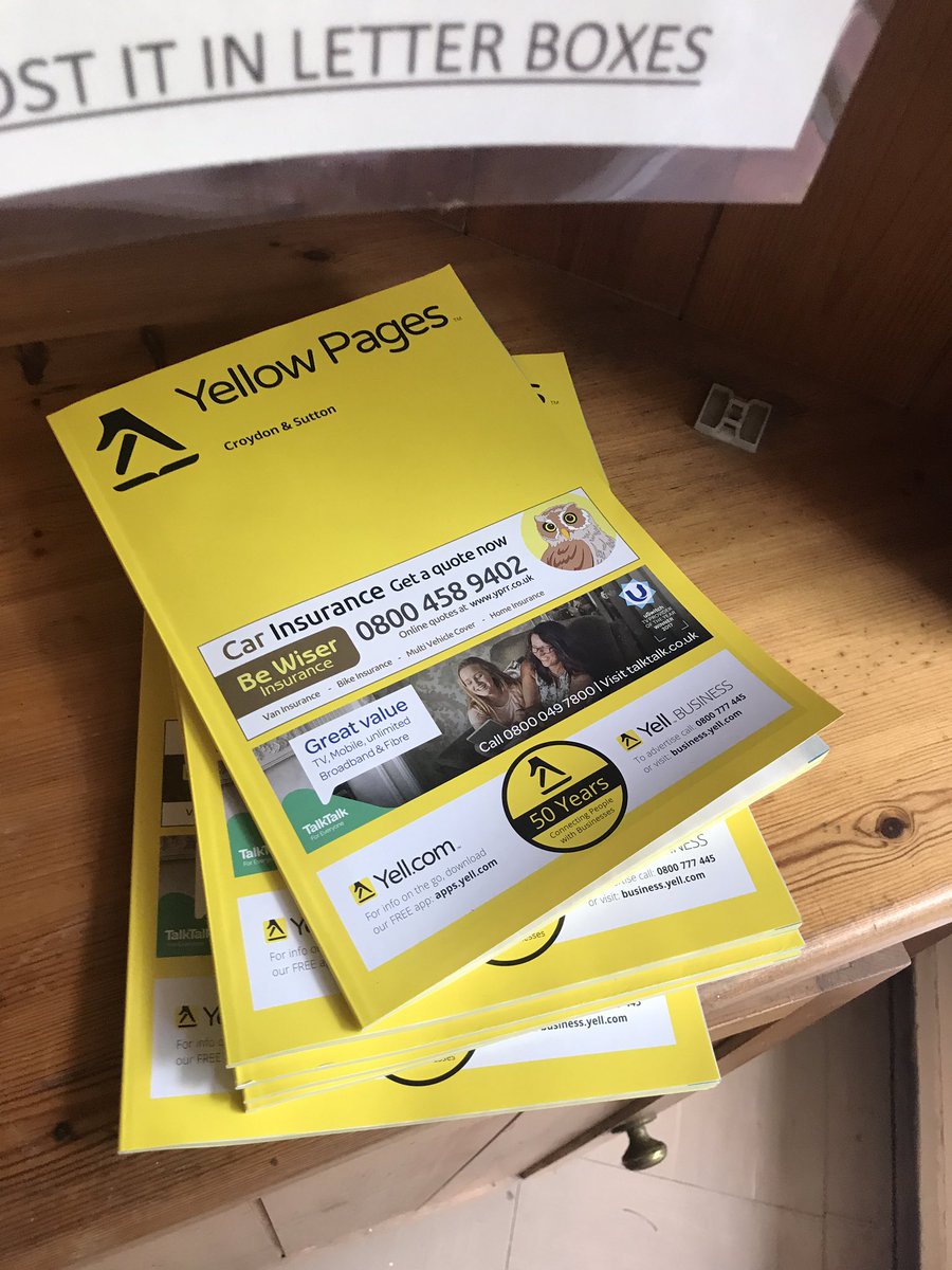 ash_whites's tweet photo. @Yell Why bother? They all go in the bin! Ur wasting ur money https://t.co/IKVwcS0Jqv