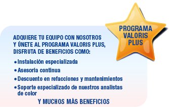 ValorisXerox's tweet image. ¿Ya conoces los beneficios de nuestro Programa Valoris Plus?

#Valoris #Impresión #ServiciosDeImpresión #Diseño #EntornoDeImpresión