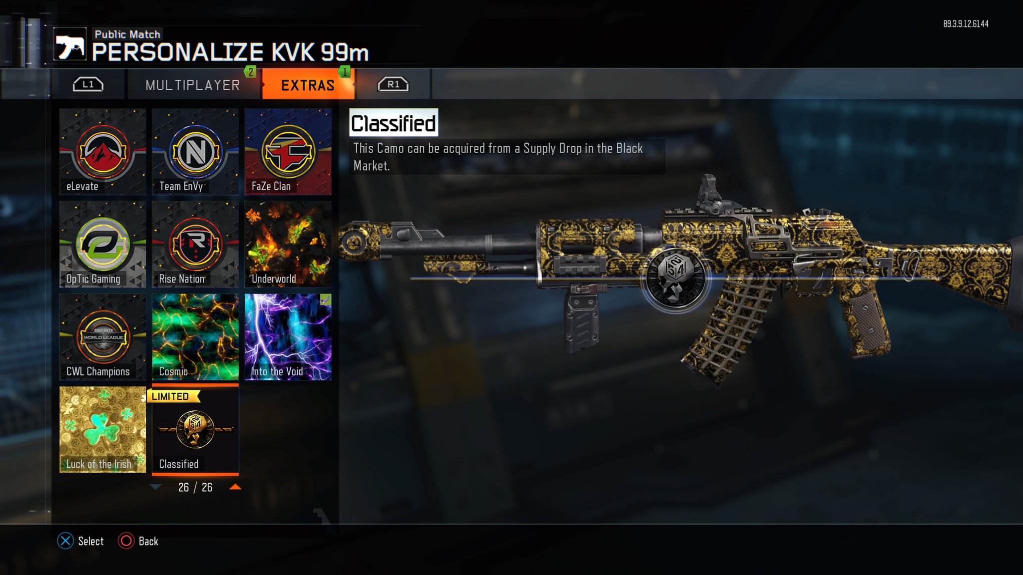CharlieIntel on X: "New EMPIRE CAMO is available for a limited time in  Supply Drops in BO3! https://t.co/TwABJBeskp" / X