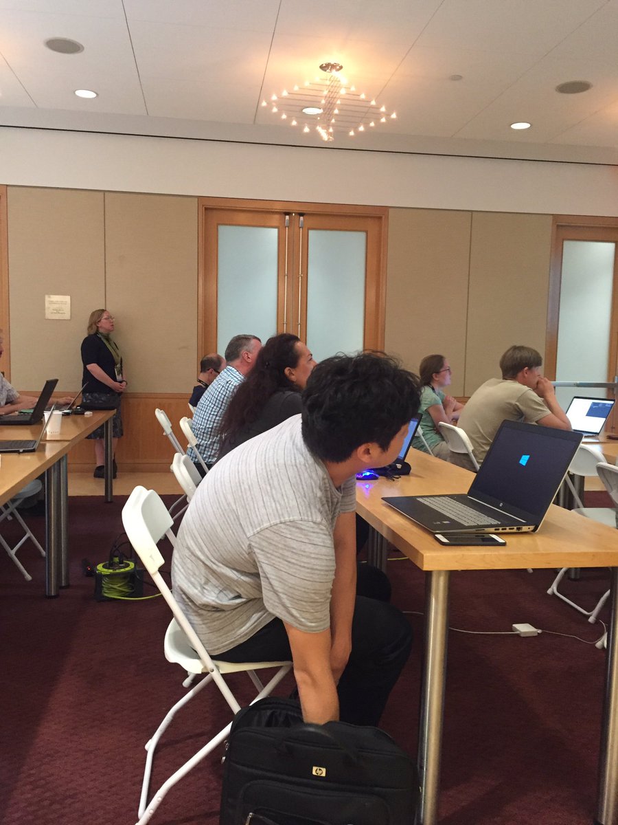 rawdeal85's tweet photo. Full house for the metadata workshop at #foss4g2017 - discover the truth of @GeoBlacklight https://t.co/1dVombXMkI