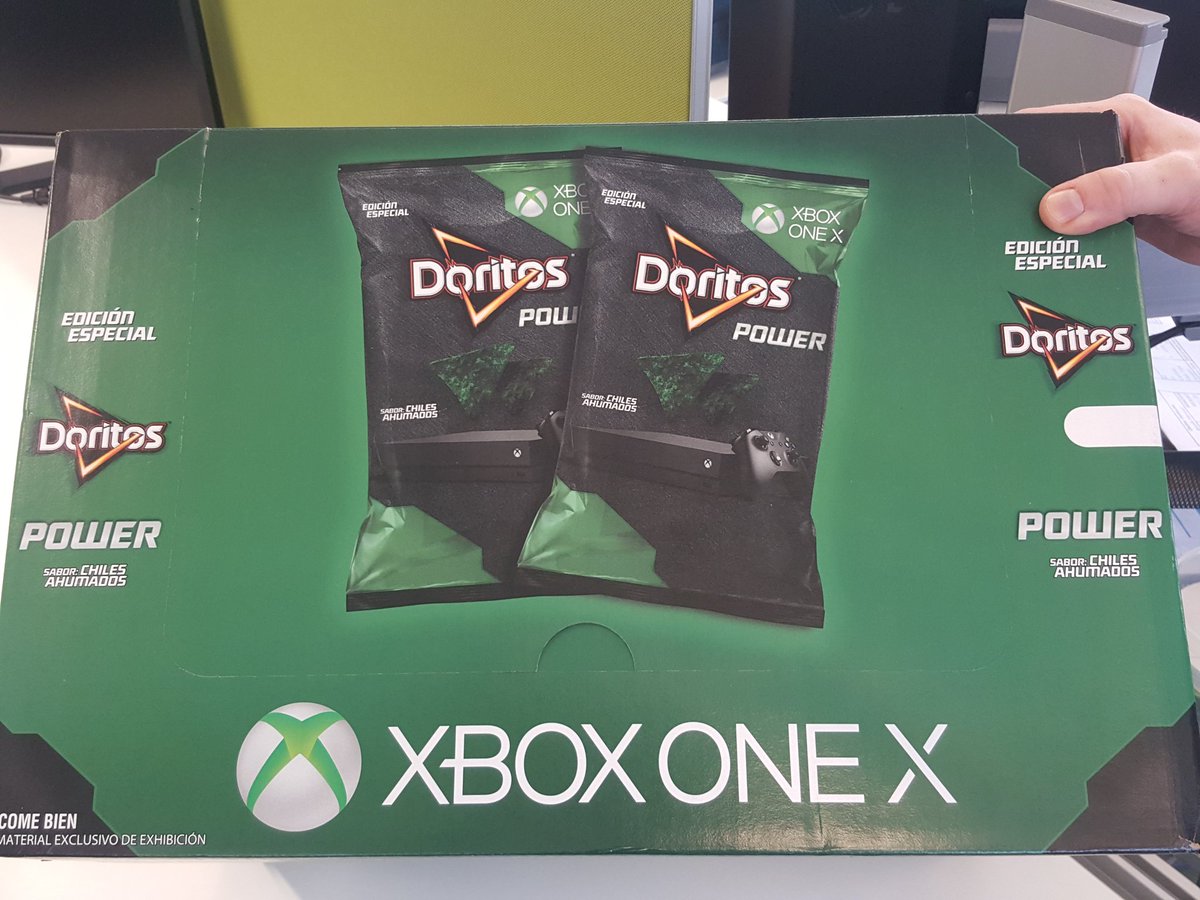 NaxlaMina's tweet photo. Ya tienen sus Doritos Power? #XboxOneX @XboxMexico https://t.co/5laTDWePOi
