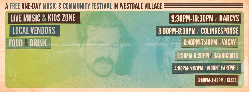 .<a href="/WestFestHamOnt/">West Fest</a> lineup is announced! Don't miss this one-day fest in <a href="/VillageWestdale/">Westdale Village</a>. Details: facebook.com/events/1646703… #HamOnt #MacWW2017