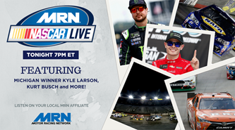 600WSJS's tweet image. DON’T MISS #NASCAR Live tonight at 7PM ET on @MRNRadio as we hear from @MISpeedway Winner @KyleLarsonRacin PLUS @KurtBusch and more!