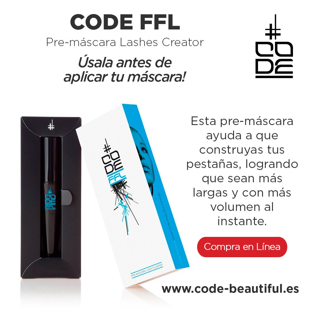 Reveelspain's tweet photo. Úsala antes de tu máscara de pestañas!
#CodeFFL
Compra en línea en
https://t.co/wYIA5AwXM1 https://t.co/Qg2gb6uAOP
