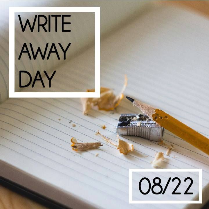 TheWritingBarn's tweet photo. Don't forget to come to our next #WriteAwayDay on August 22nd! https://t.co/ZI1l5G1ol7 https://t.co/uUGmWbQi5j
