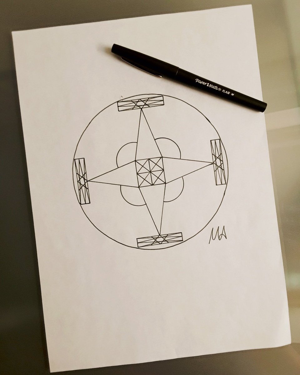 _SakuraArts's tweet photo. #35
#doodle #draw #drawing #geometric #symmetric #color #geometricfigures #mandala #pen #square #circle #triangle #zenmandala #myart #mylife https://t.co/3f66Wf19G5