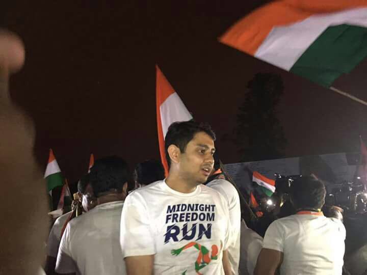 ar_gowda's tweet photo. #MidnightFreedomRun
Celebrating Independence Day in Yuvamorcha style.. https://t.co/0cREWTaKKB