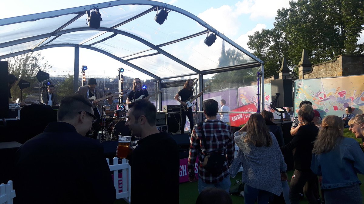 Bringing the vibes &amp; the dancers <a href="/BBCEdFest/">BBCEdFest</a> It's <a href="/avalovemusic/">Ava Love</a> sounding mighty! #bbcedfest Still 1 act to go... Come down!