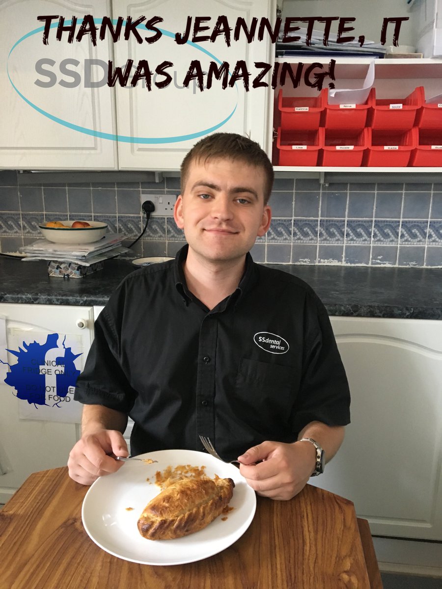 SSDpracticeSprt's tweet image. Noah's Ark Dental Practice Sam and Paul would like to say thanks for the homemade pasty for lunch, it was amazing! #SSDQuality #Dental