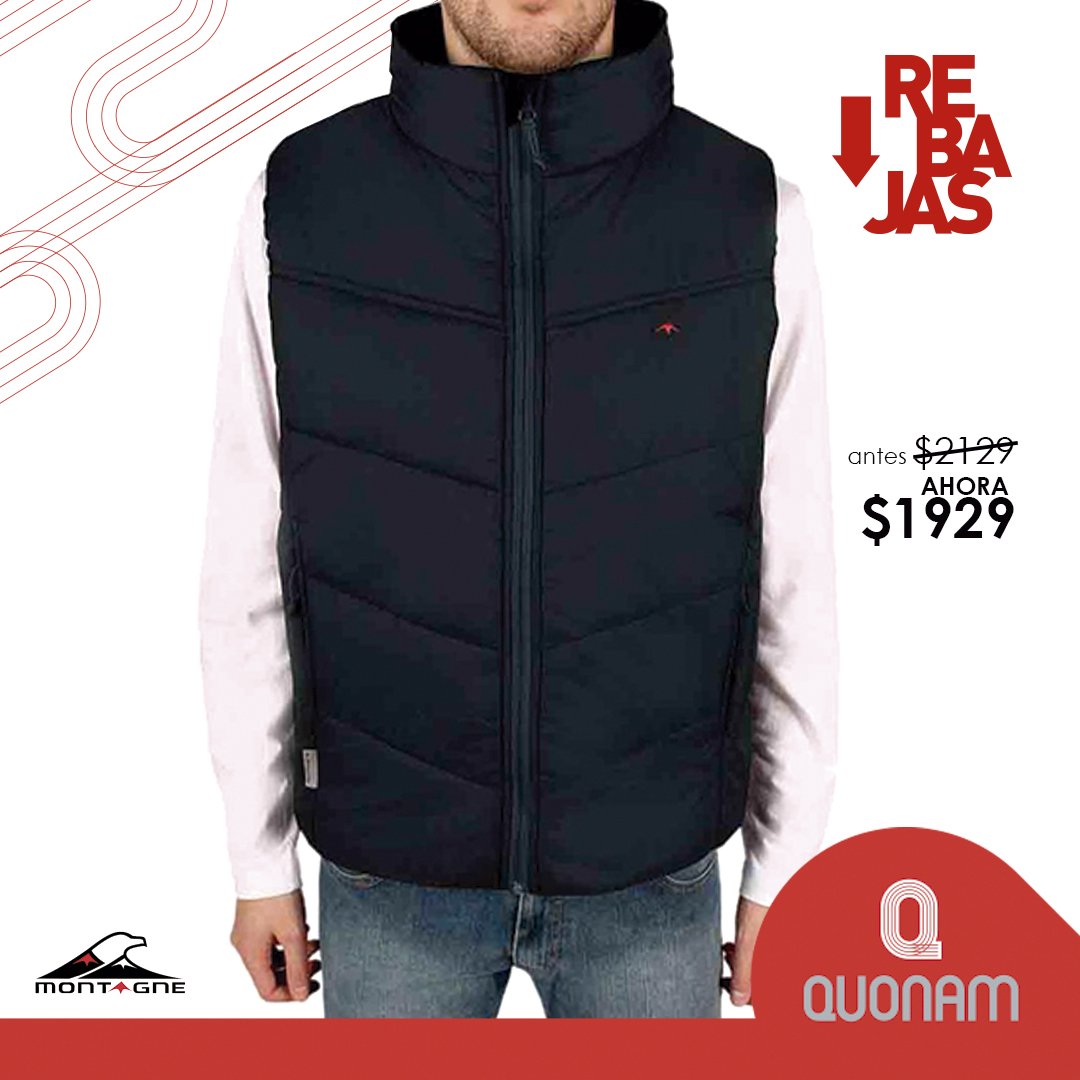 Al #Invierno ❄️ le hacemos frente con onda! 😉 
#Chaleco #Montagne
Disponibles en todos nuestros locales y en quonam.com.ar