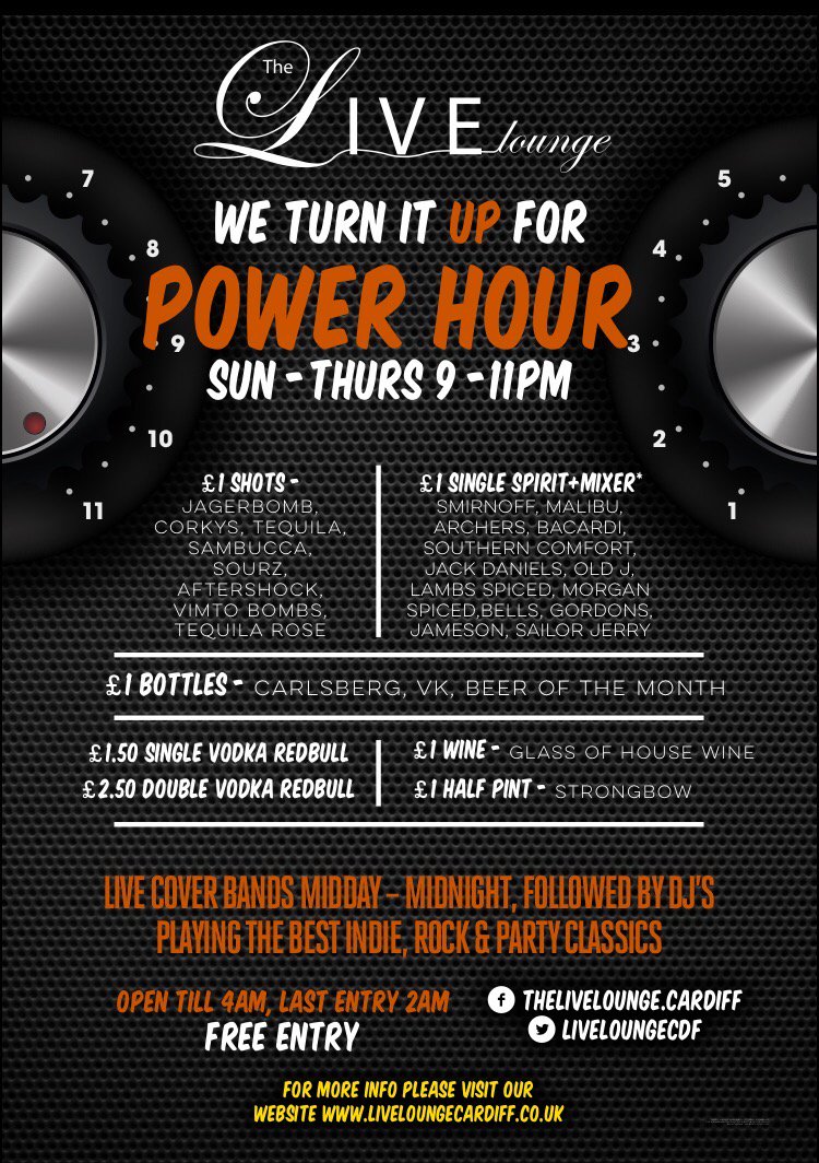 liveloungeCDF's tweet photo. #livemusic from The Dominos #tonight at 10pm!
Power hour prices 9-11pm &amp; #HappyHour #offers til 4am!
#FreeEntry!
#Cardiff #liveband #Where2 https://t.co/DuEu4rACO9