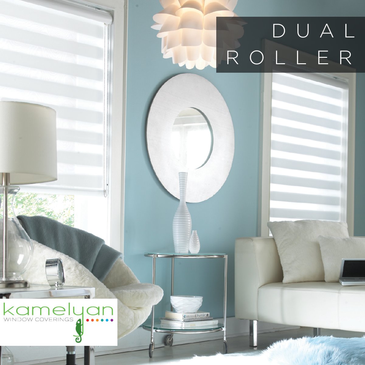 KamelyanYHD's tweet photo. These trendy dual roller blinds filter light beautifully and give you privacy when you want it. #smartdecor #sophisticated #dualroller https://t.co/g3M24f42xi