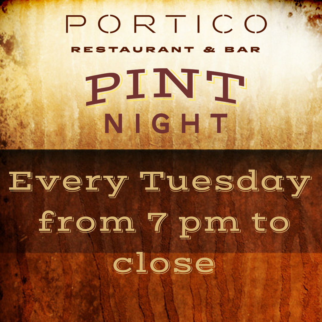 PorticoMonroe's tweet photo. In case somehow you missed it! Two for one pints happen every Tuesday night from 7p to close! #porticomonroe #pintnight #twoforone #bogo https://t.co/fzmTB7VvkO