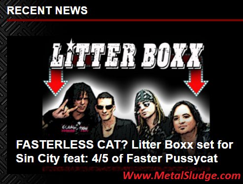 cskkdfgr's tweet photo. FASTERLESS CAT? Litter Boxx set to appear in #SinCity feat: 4/5 of @FasterPussycat
#LitterBoxx #FasterPussycat https://t.co/uoNCfiGjx4 https://t.co/YU2Q7bNHGK