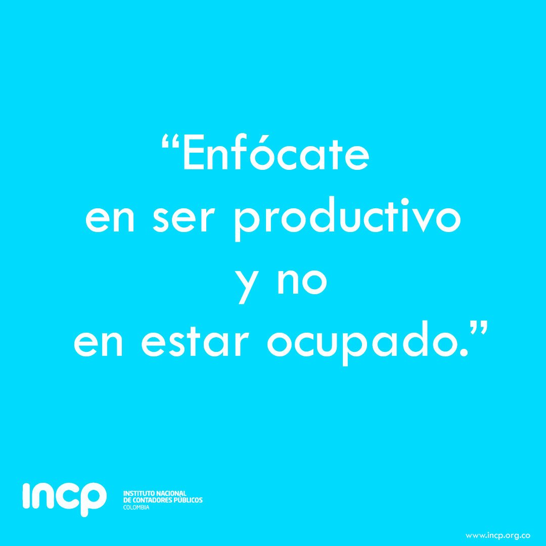 Instituto Nacional de Contadores Públicos - INCP tweet media