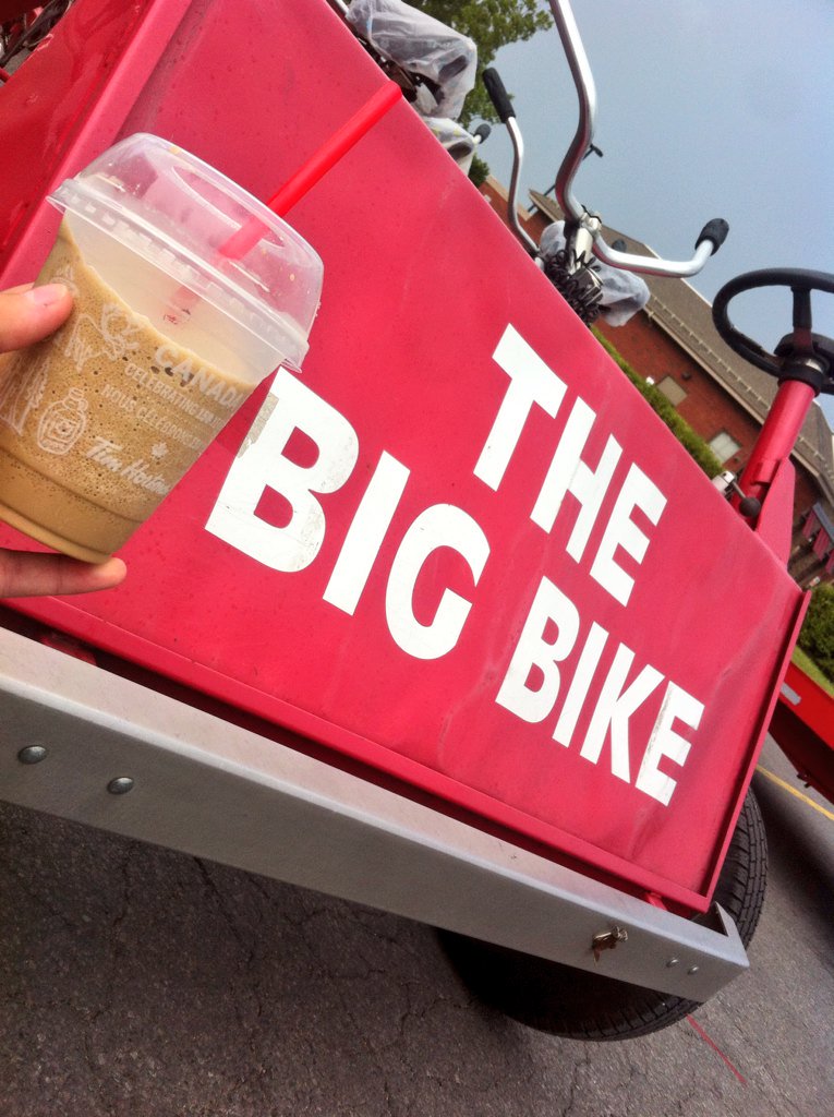 Thank you <a href="/TimHortons/">Tim Hortons</a> on Stittsville Main Street for supporting #BigBikeOttawa and donating some refreshments