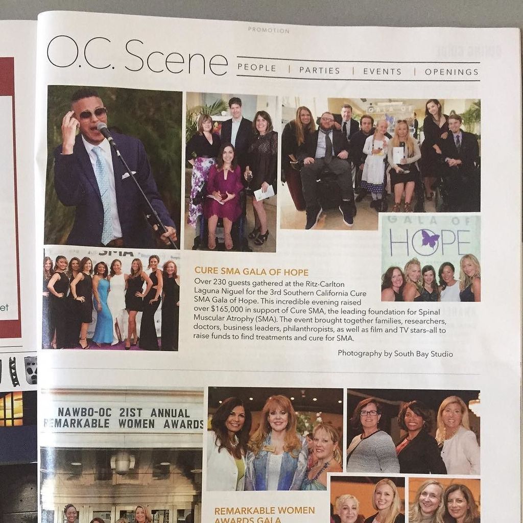 SoCalCureSMA's tweet photo. Check out the post-event coverage in the August issue of Orange Coast magazine on newsstands now!! Pick up a copy … https://t.co/iTvUdsAtIF https://t.co/MQzuWUsfLK