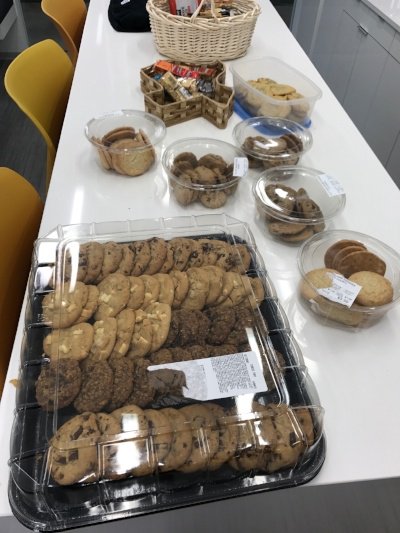 ThreatConnect's tweet photo. Clearly, we can be bought. #workbribes #cookiesalwayswork https://t.co/HYRgUcxYPx
