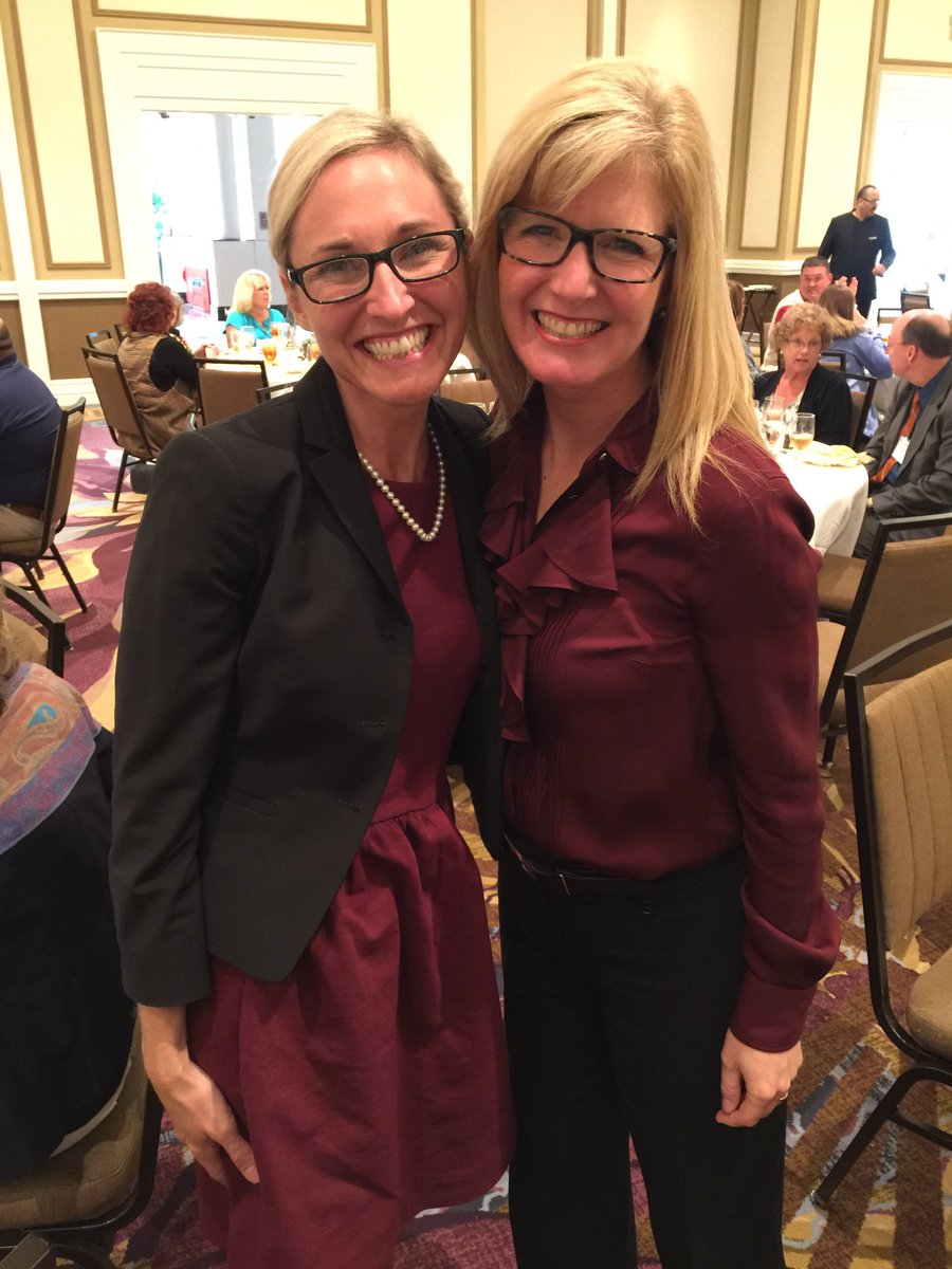 pamliston's tweet photo. Fun with the talented, intelligent, delightful Reagan Mattauer at the legislative update. #tmcec https://t.co/Z8AFHWKVQe