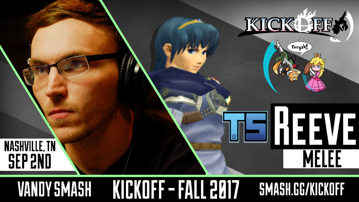vandysmash's tweet photo. 2 WEEKS LEFT to sign up for Kickoff - Fall 2017 #CommodoreCup
7/10 Middle TN SM4SH PR
4/10 TN Melee PR + @ReeveIsMe
https://t.co/Ah4CGQtiK1 https://t.co/ooKDOk5UYV