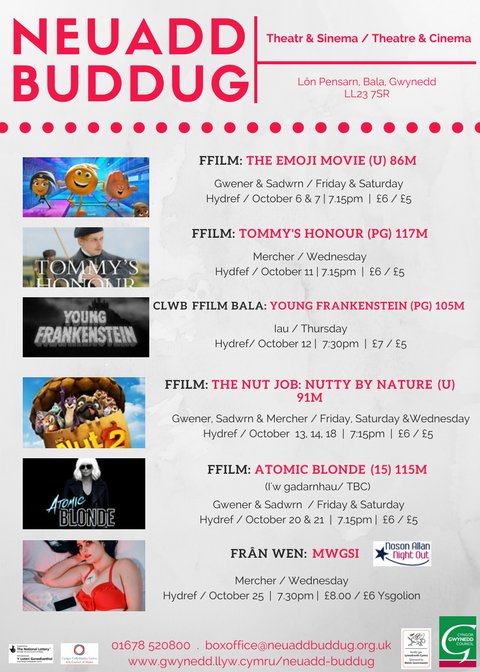 Cadw_NB's tweet photo. RHAGLEN *ddiwygiedig* MEDI/ HYDREF Neuadd Buddug! / *Revised* SEPTEMBER/ OCTOBER PROGRAMME FOR NEUADD BUDDUG! https://t.co/wPfRkV6HzU
