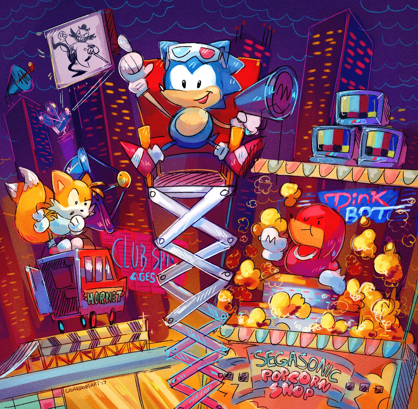 Sonic Mania: Android, Lights, Camera, Action!