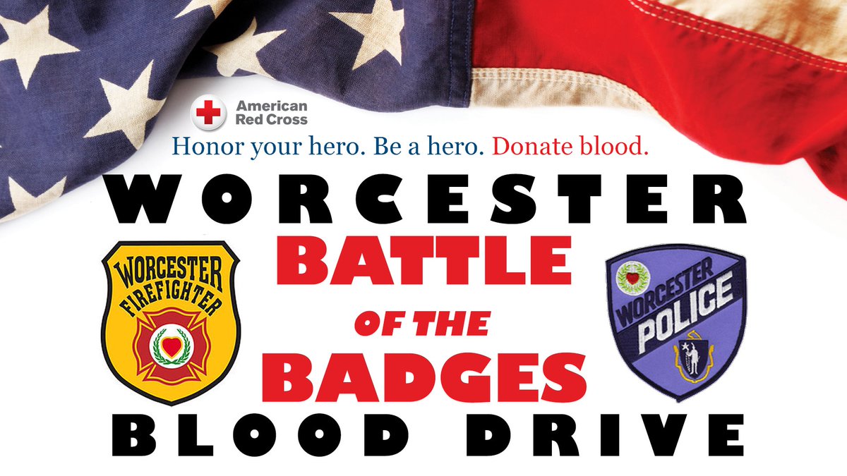 Did you know that 1 blood donation can save up to 3 lives! Stand with our local first responders this Friday and be a hero. #GiveBlood