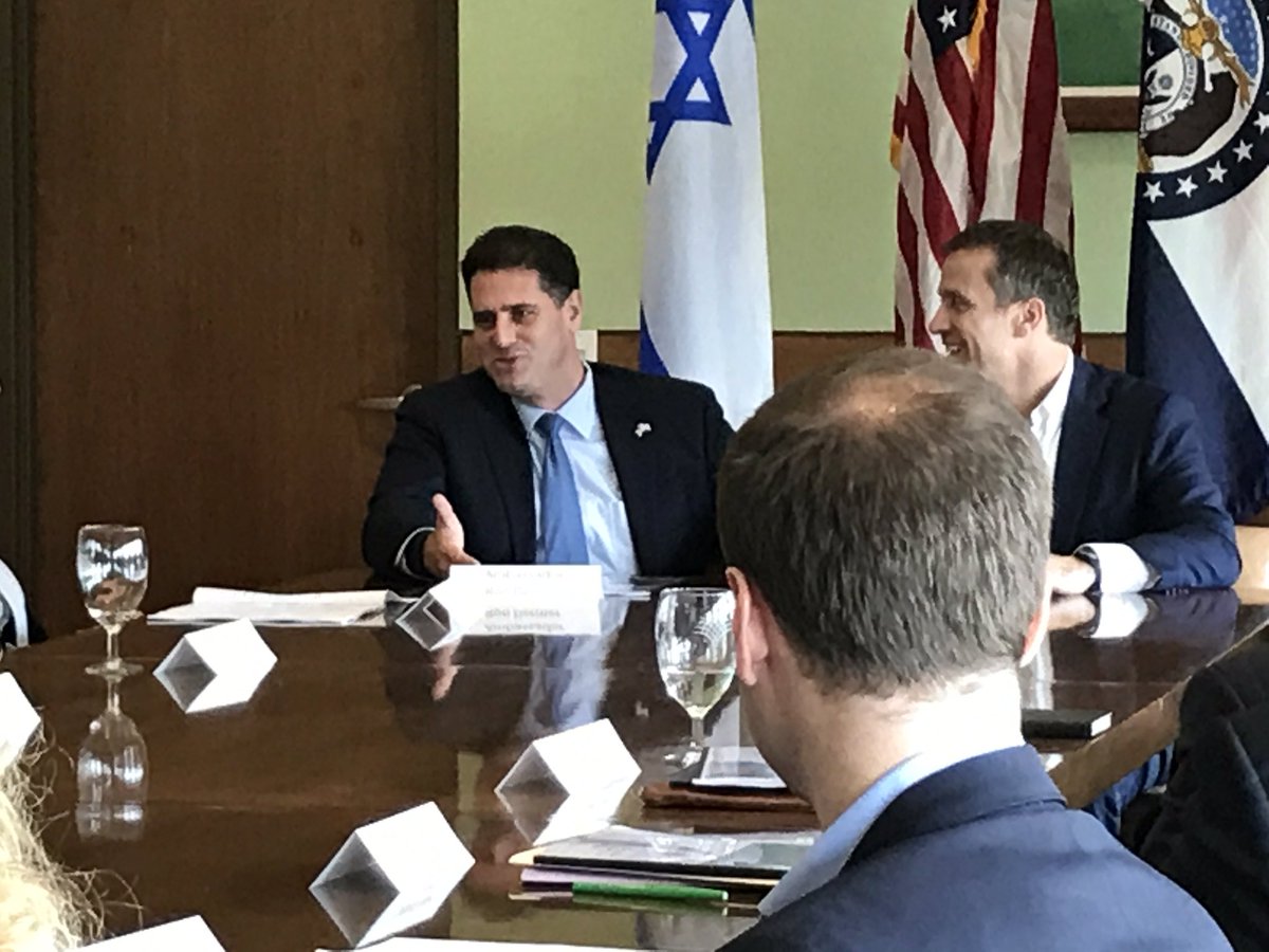 We've been fostering a strong relationship btwn #Israel &amp; #STL to bring innovation, new companies to STL region. Welcome, Ambassador Dermer.