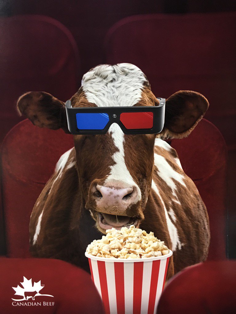 Come by the <a href="/CanadianBeef/">Canadian Beef</a> booth to fill out a survey for a chance to win 1 of 5 family movie passes. #CDNBeefConf