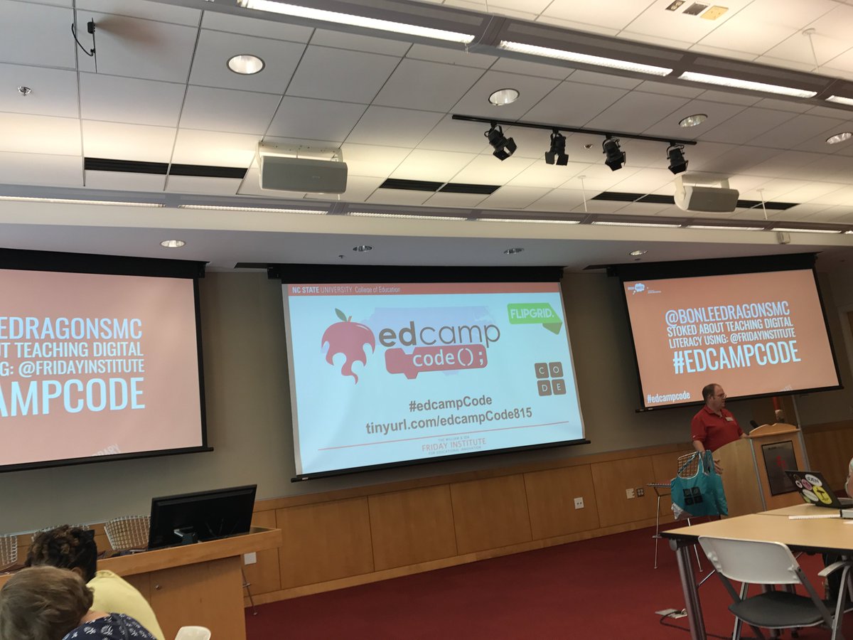 BrickLovesBooks's tweet image. Met some awesome people @FridayInstitute #edcampcode today! Can&apos;t wait to use all of the resources that were shared!