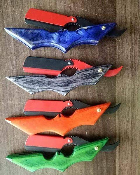 Active Fast Tools 
myactivetools.com
available in stock barber holding razors different colors,