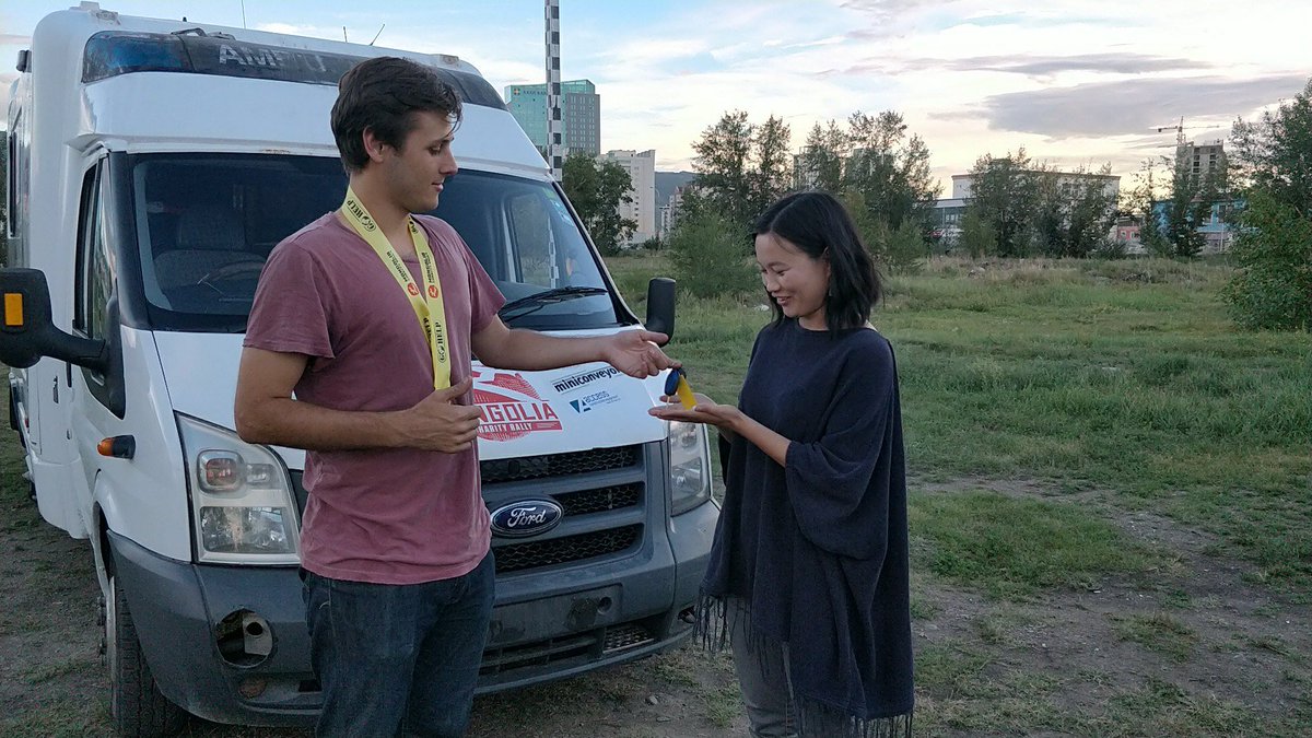 Miniconveyor's tweet photo. #OneSmallSteppe crossed the finish line in Mongolia #Charity Rally and raised over 10K! So proud of this team! @GeorgiaTech @khabarmagazine https://t.co/5GrhO5JheP