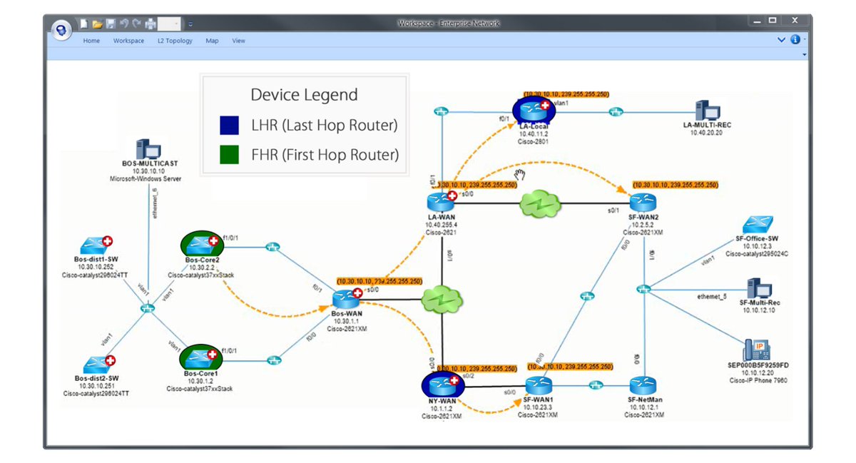 NetBrainTech's tweet image. Visualize your network&apos;s multicast design in seconds! goo.gl/JnaoLt
#JustMapIt