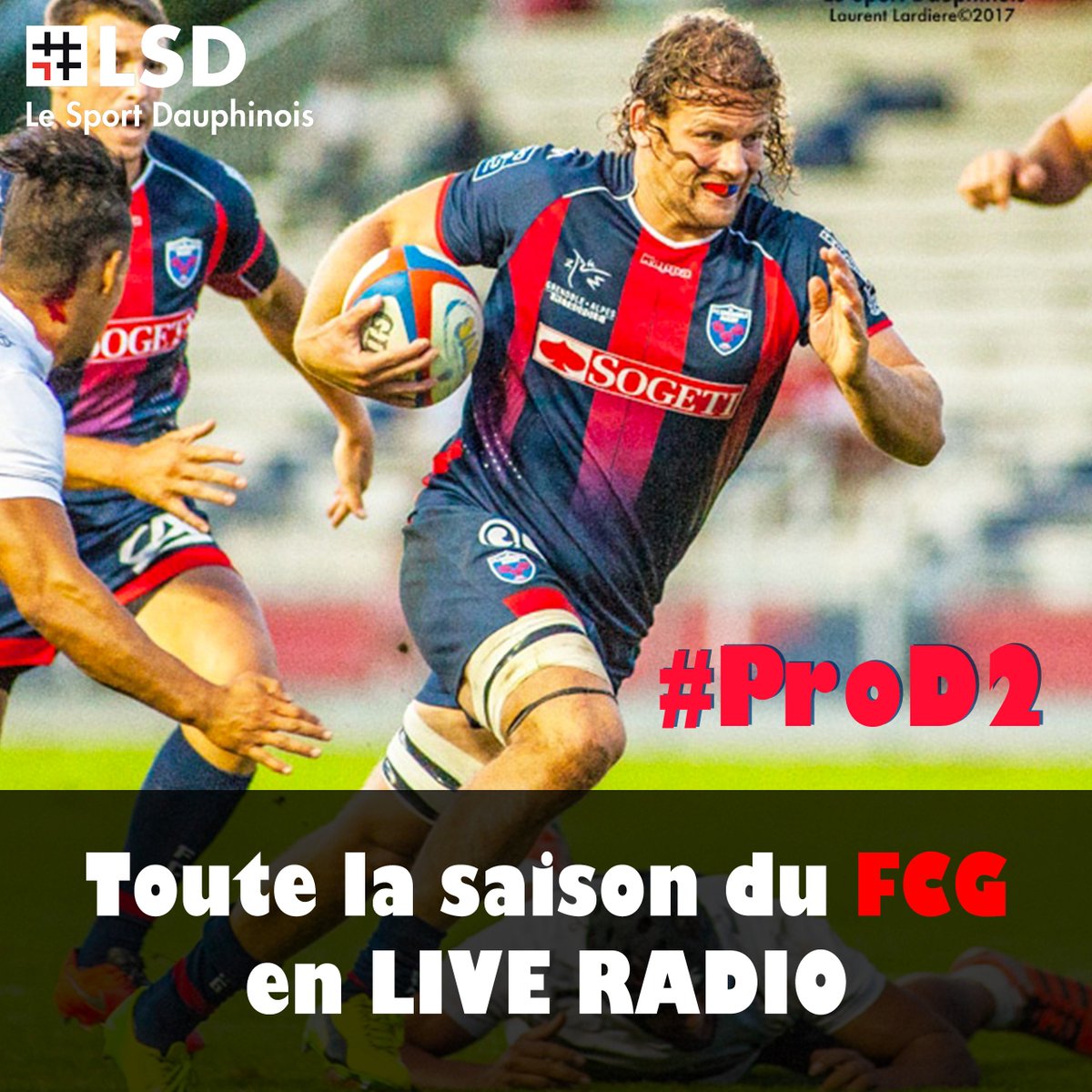 SportDauphinois's tweet photo. #Communiqué Et de 7 radios ! Ainsi vous pourrez suivre les matchs dom et à l'extérieur du #FCGrugby en ProD2 en #LiveRADIO avec le #sonLSD! https://t.co/r5qPxM3UKC