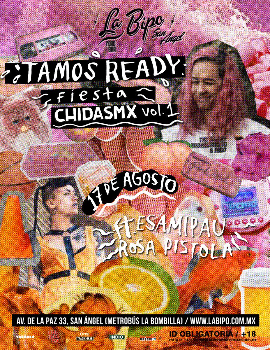chidasmx's tweet photo. Hoy publicamos los horarios de #ChidasmxVol1 🙏🏼 (En un ratito más). (: https://t.co/njYCkOe9au
