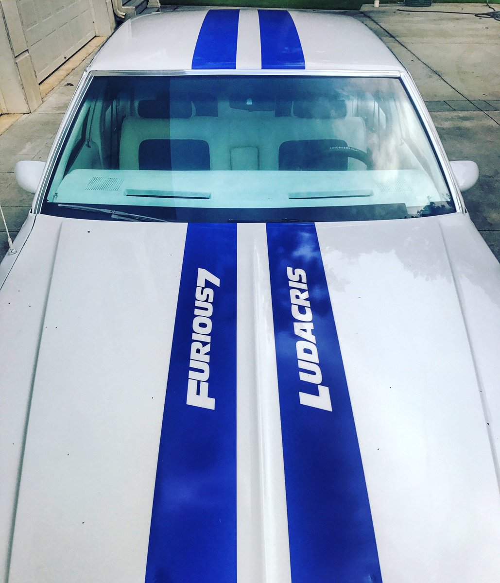 Ludacris's tweet photo. I take a piece of memorabilia from every Fast Movie that I'm in and customize to my personal liking. 🤣 #chevyrider #furious7 https://t.co/2QUDPYsT3U
