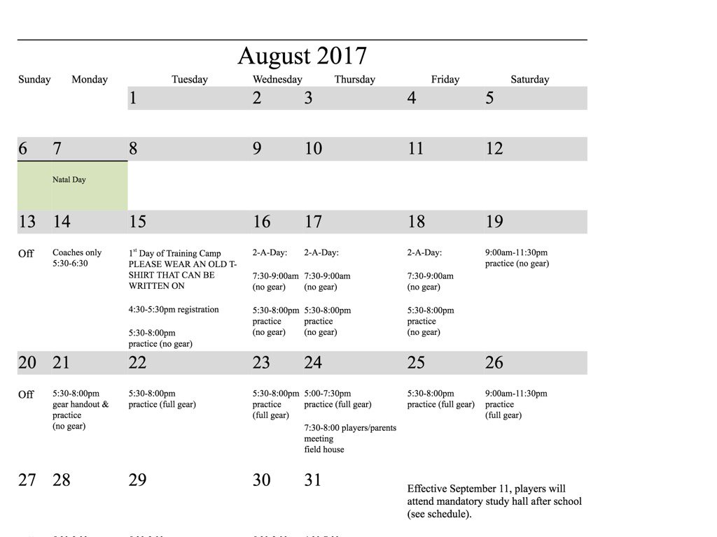 AthleticsSja's tweet photo. Football Camp has started, all interested in playing this year are welcome to come out.  See attached schedule. https://t.co/vMc1tNXURw